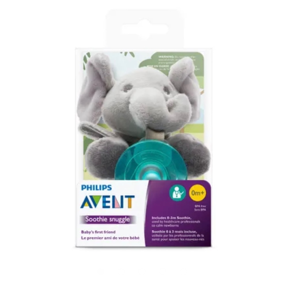 Philips - Avent Soothie Snuggle Pacifier (Elephant)